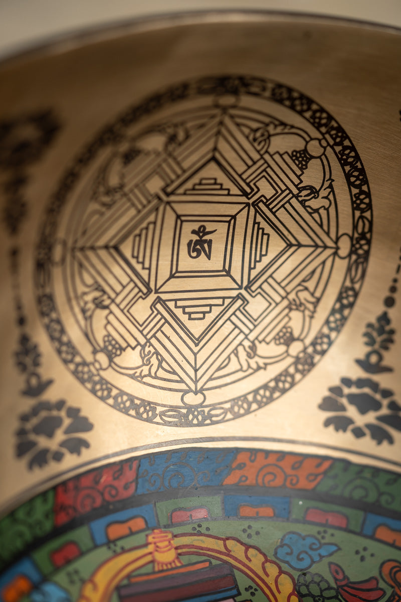 singing bowl for wisdom and compassion