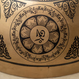 Sacred Kalachakra Singing Bowl for  meditation.