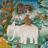 Four Friends Thangka - Tibetan Painting