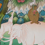 Four Harmonious Friends - Tibetan Thangka
