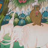 Four Harmonious Friends - Tibetan Thangka