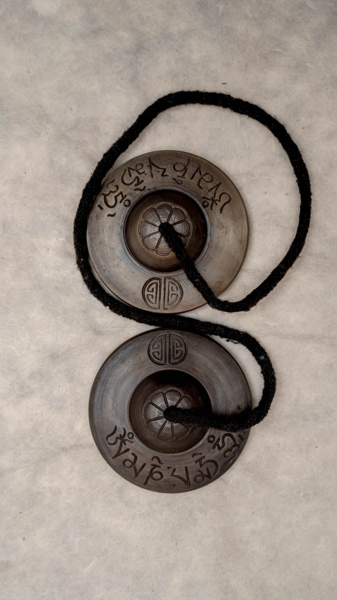 Full moon Tingsha Bell hand made in Nepal