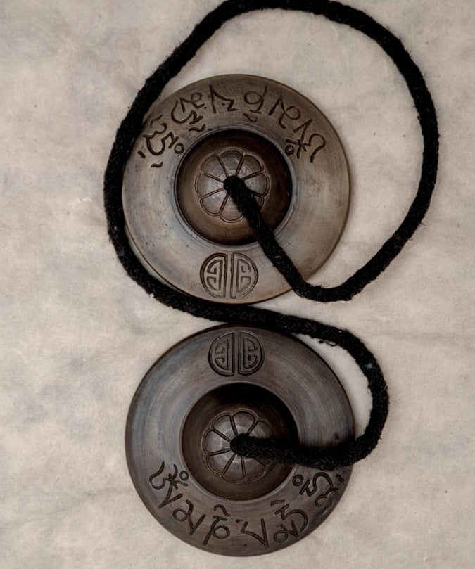 Full moon Tingsha Bell hand made in Nepal
