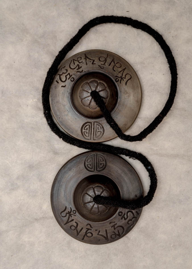 Full moon Tingsha Bell hand made in Nepal