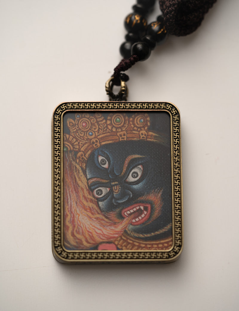 Mahakala Ghau Thangka Locket