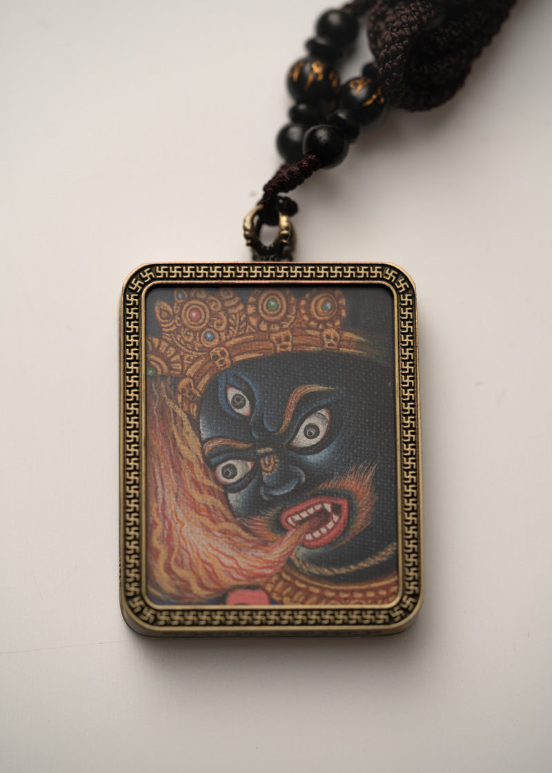 Mahakala Ghau Thangka Locket