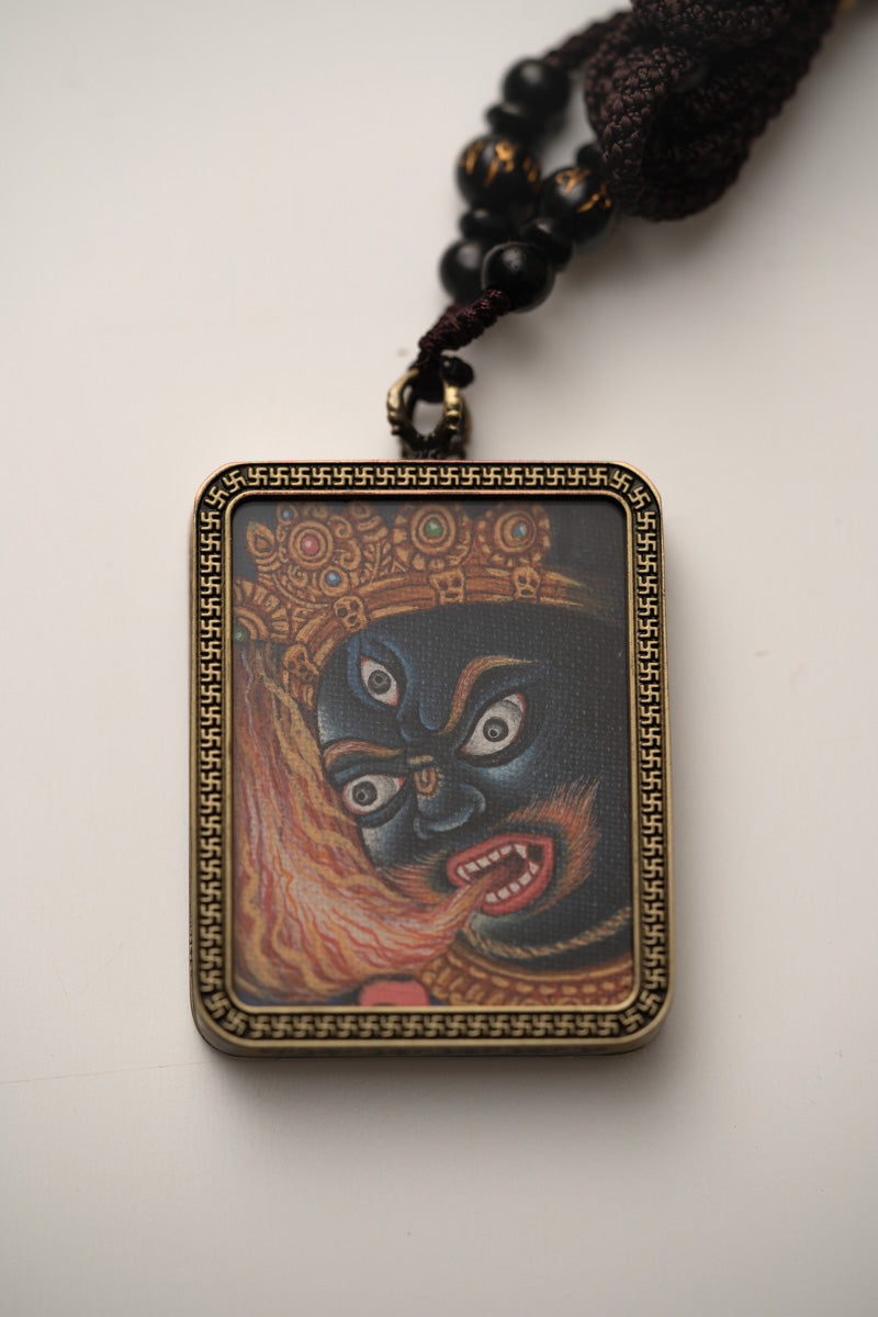 Mahakala Ghau Thangka Locket