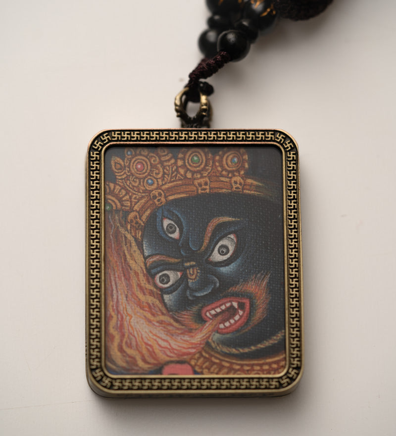 Mahakala Ghau Thangka Locket