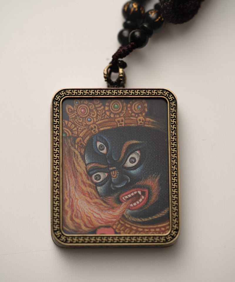Mahakala Ghau Thangka Locket