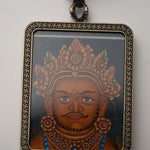 Zambala Ghau Thangka Locket - Tibetan Pendant