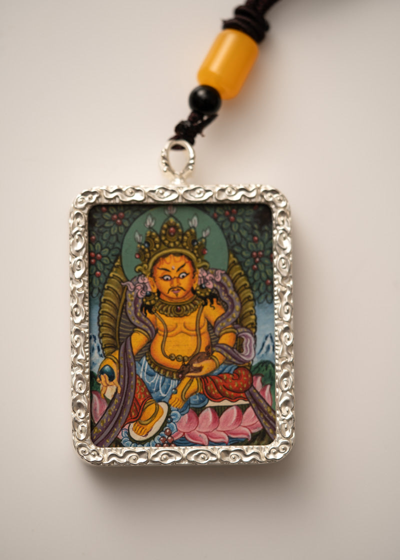 Zambala Ghau Thangka with Locket