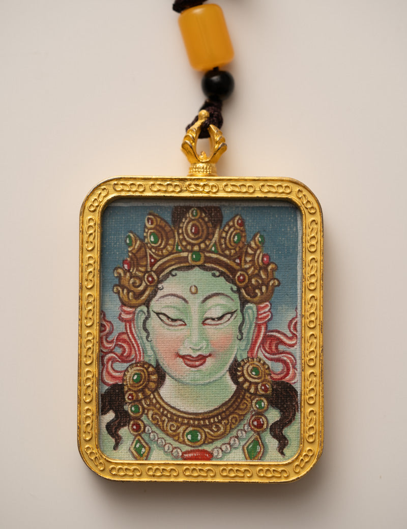 Tara Ghau Thangka with Locket 