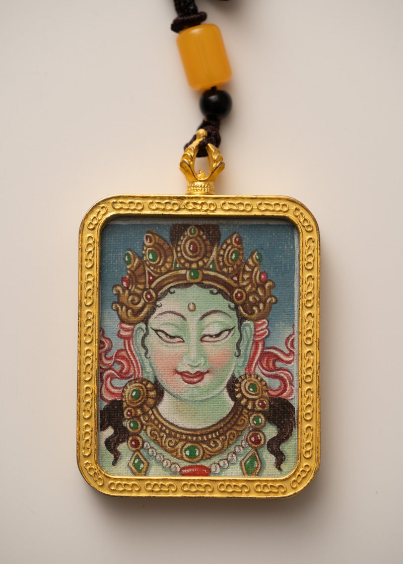 Tara Ghau Thangka with Locket 