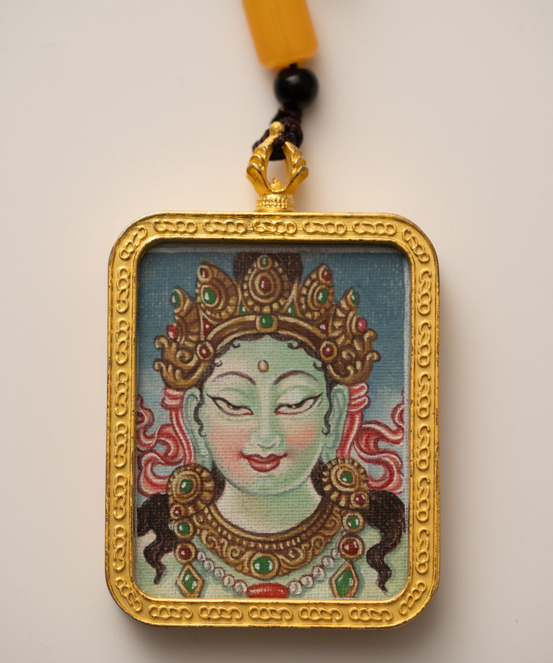 Tara Ghau Thangka with Locket 