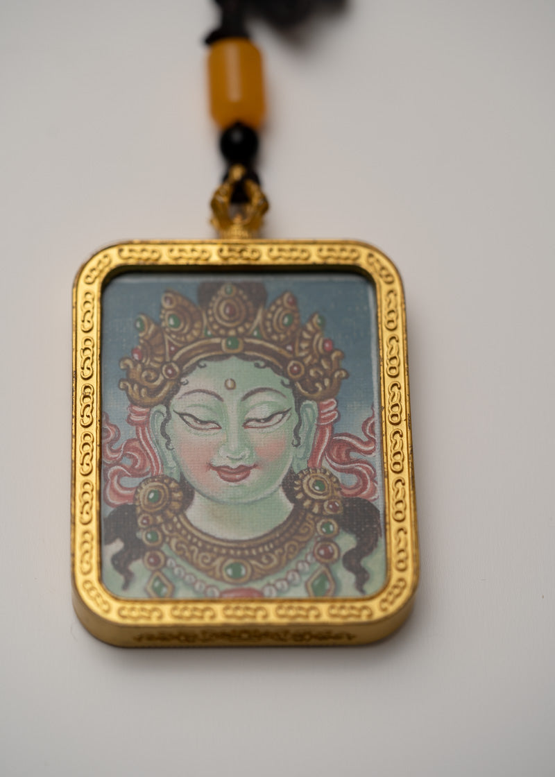 Tara Ghau Thangka with Locket 