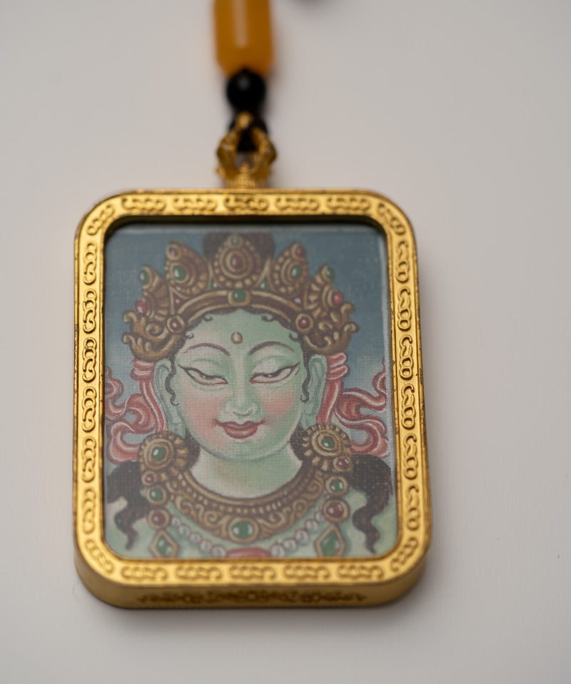 Tara Ghau Thangka with Locket 