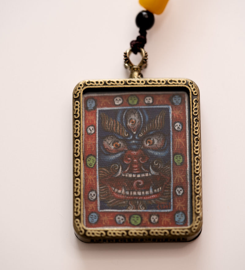 Mahakala Ghau Thangka Locket