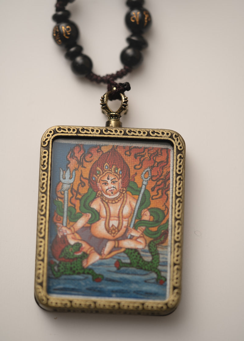 Mahakala Ghau Thangka Locket