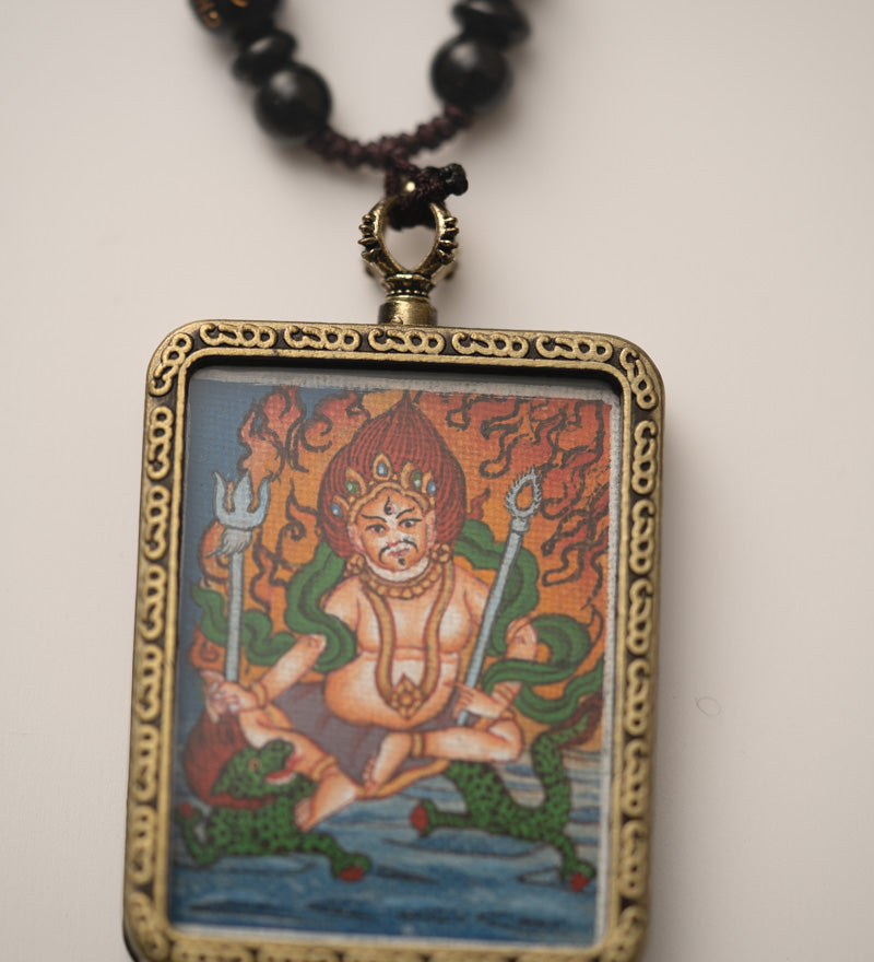 Mahakala Ghau Thangka Locket