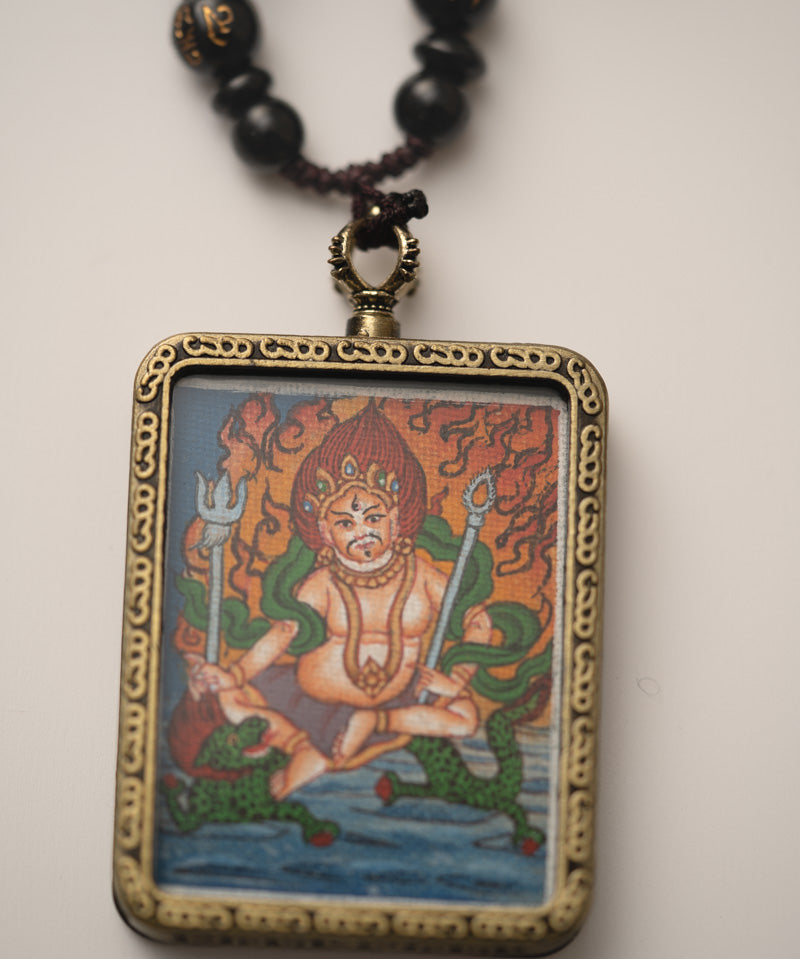 Mahakala Ghau Thangka Locket