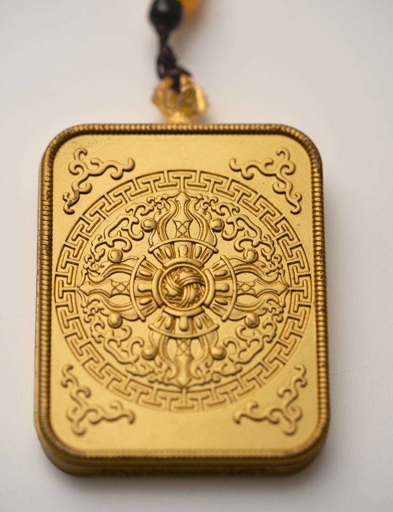 White Tara Ghau Thangka Locket
