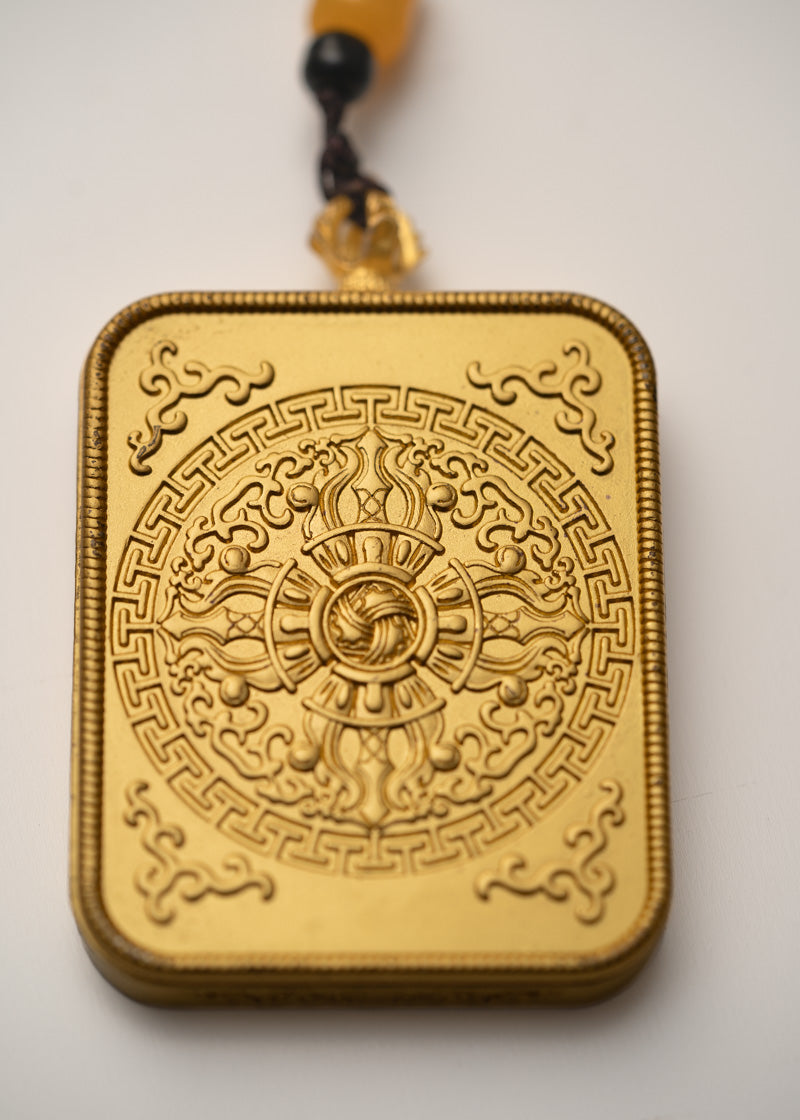 White Tara Ghau Thangka Locket