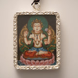 Chenrezig Ghau Thangka Locket 