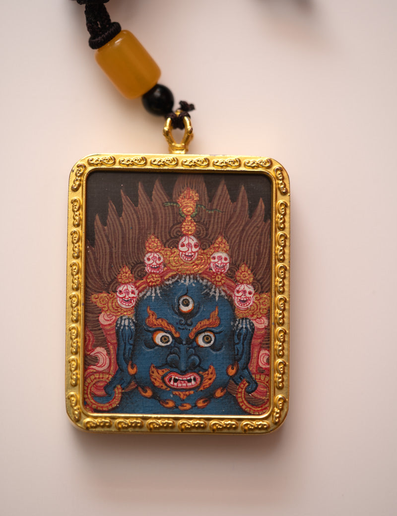  Mahakala Ghau Thangka Locket