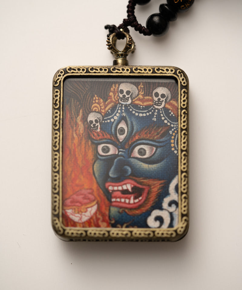 Mahakala Ghau Thangka Locket