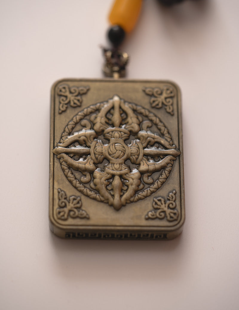 Wrathful Mahakala Ghau Thangka Locket
