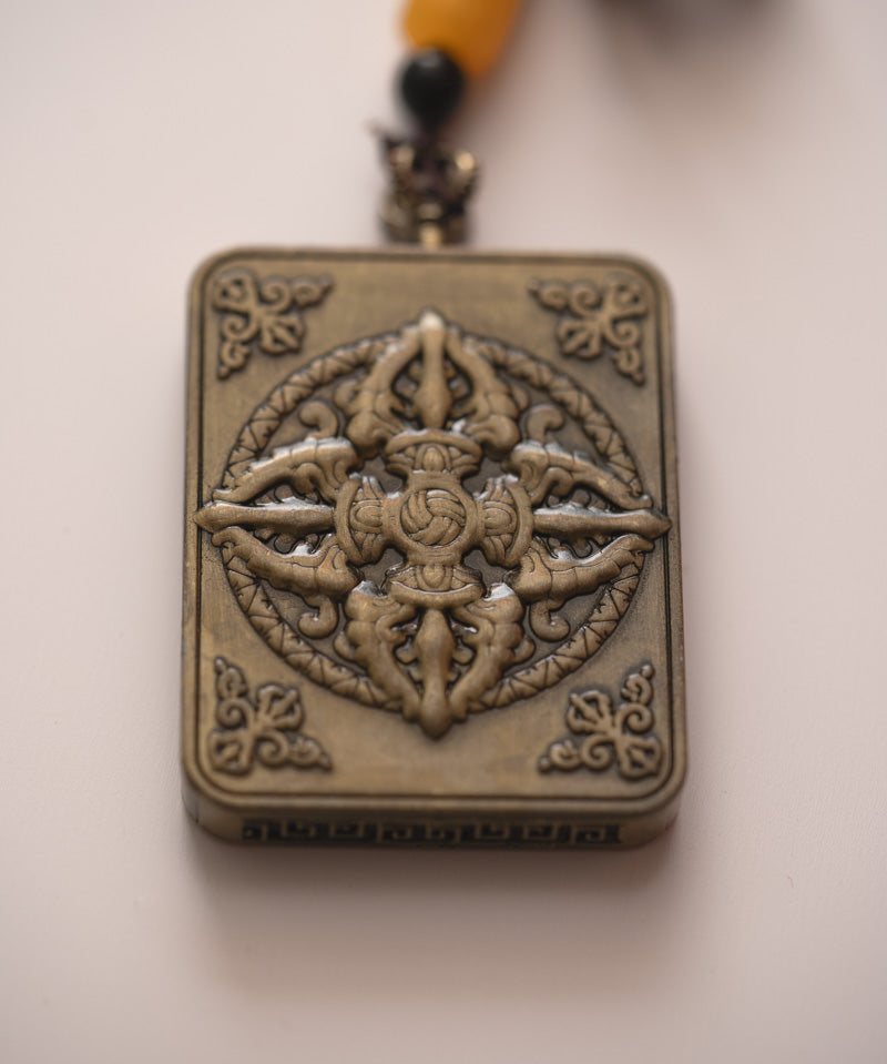 Wrathful Mahakala Ghau Thangka Locket