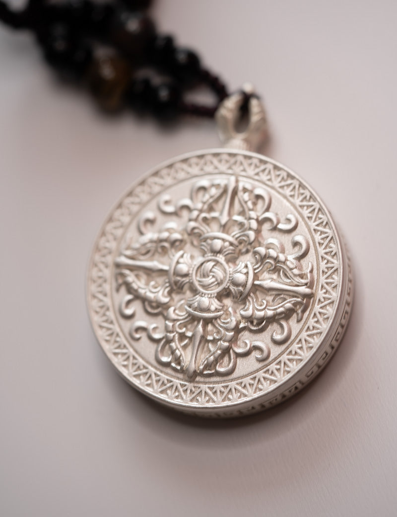 Om Mantra Ghau Thangka Locket 