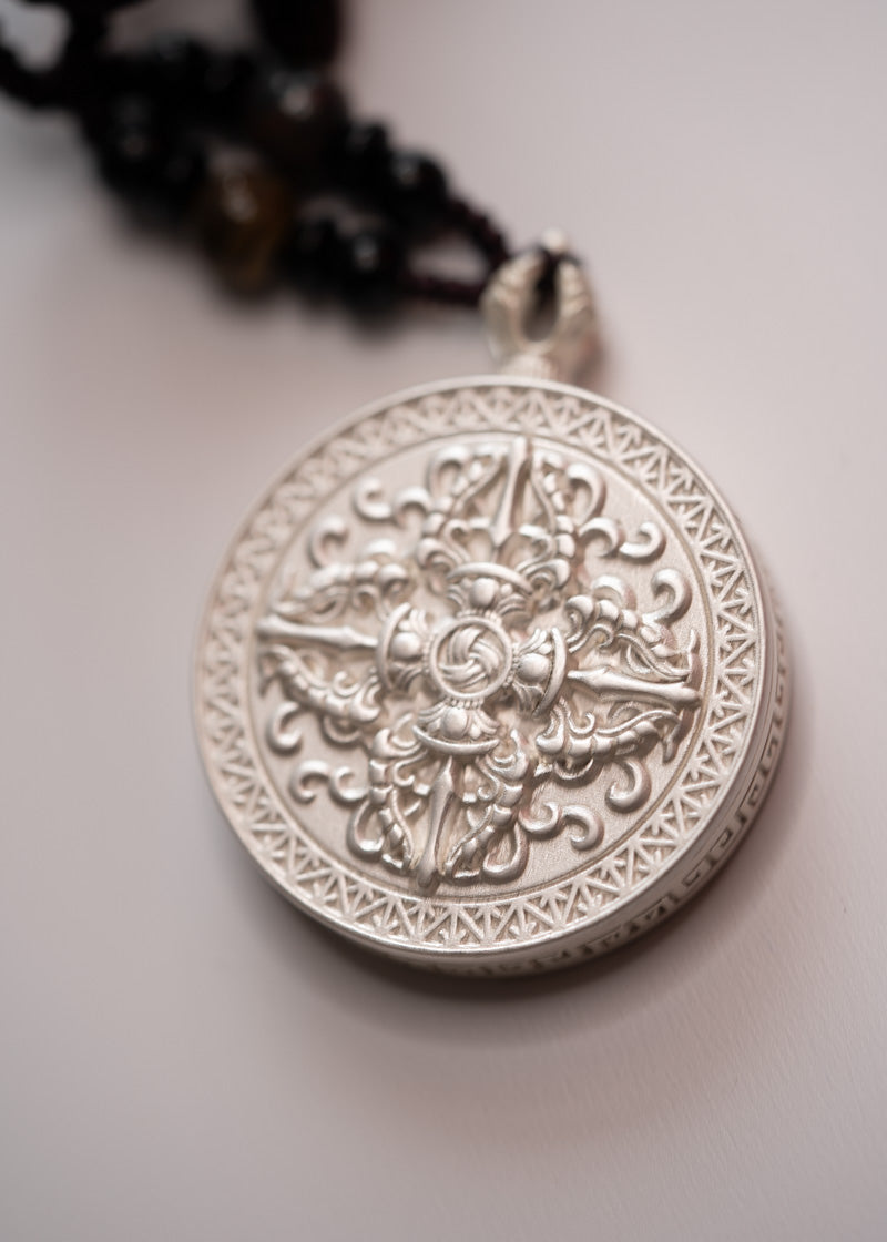 Om Mantra Ghau Thangka Locket 