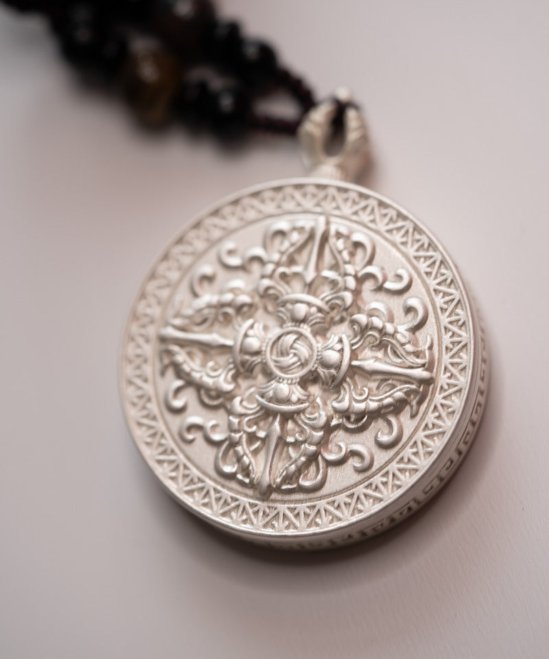 Om Mantra Ghau Thangka Locket 