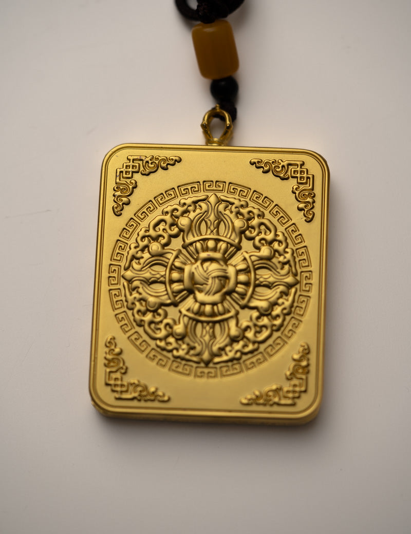White Tara Ghau Thangka with Locket - Spiritual Pendant