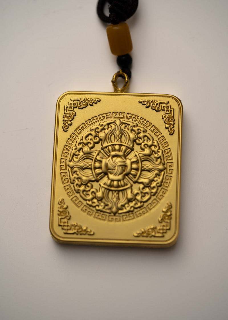 White Tara Ghau Thangka with Locket - Spiritual Pendant