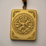 White Tara Ghau Thangka with Locket - Spiritual Pendant