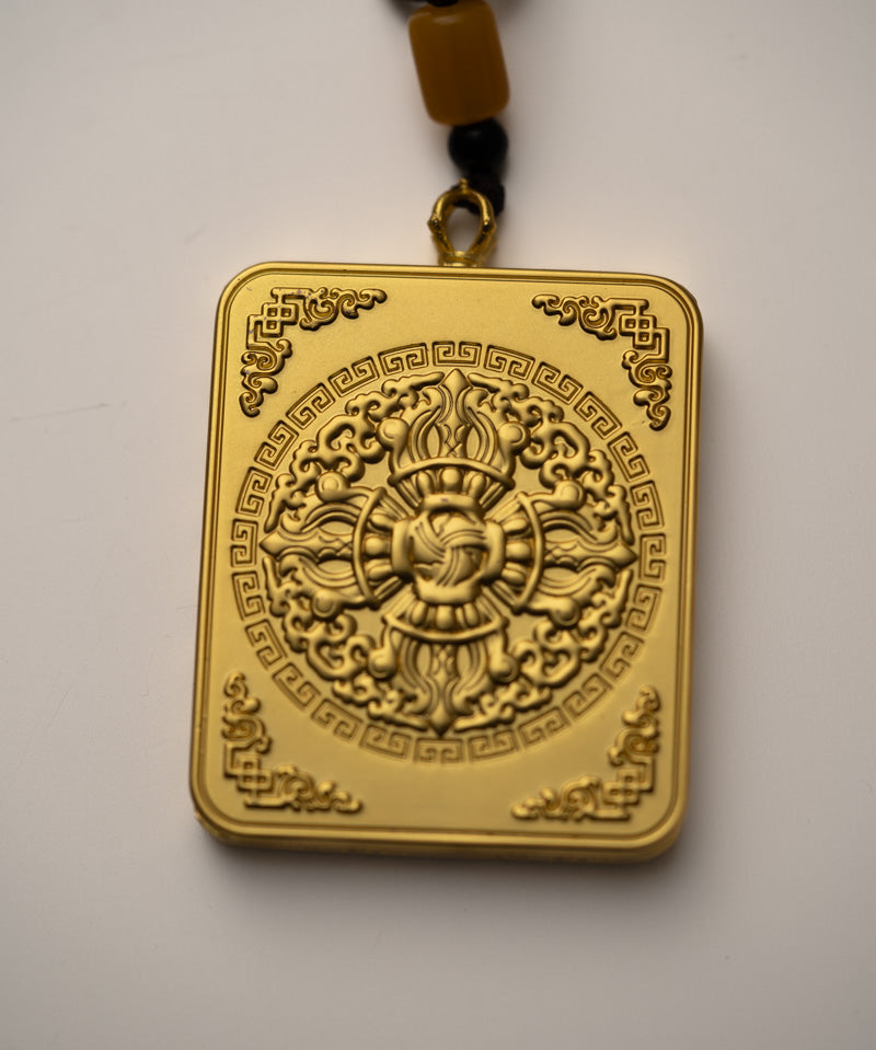 White Tara Ghau Thangka with Locket - Spiritual Pendant