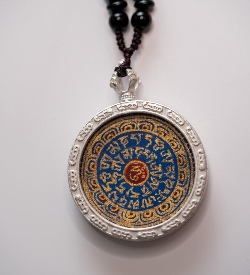 Om Mantra Thangka Locket