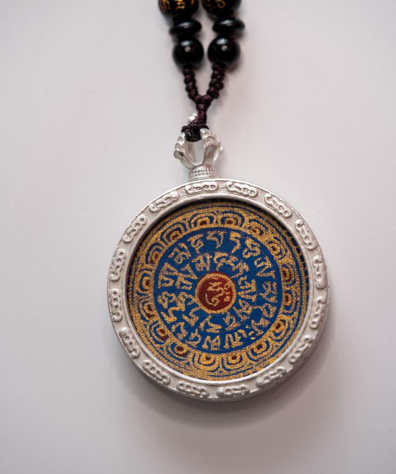 Om Mantra Thangka Locket