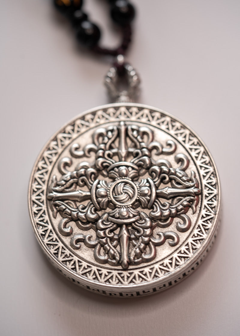 Ghau Thangka Locket - Om Symbol