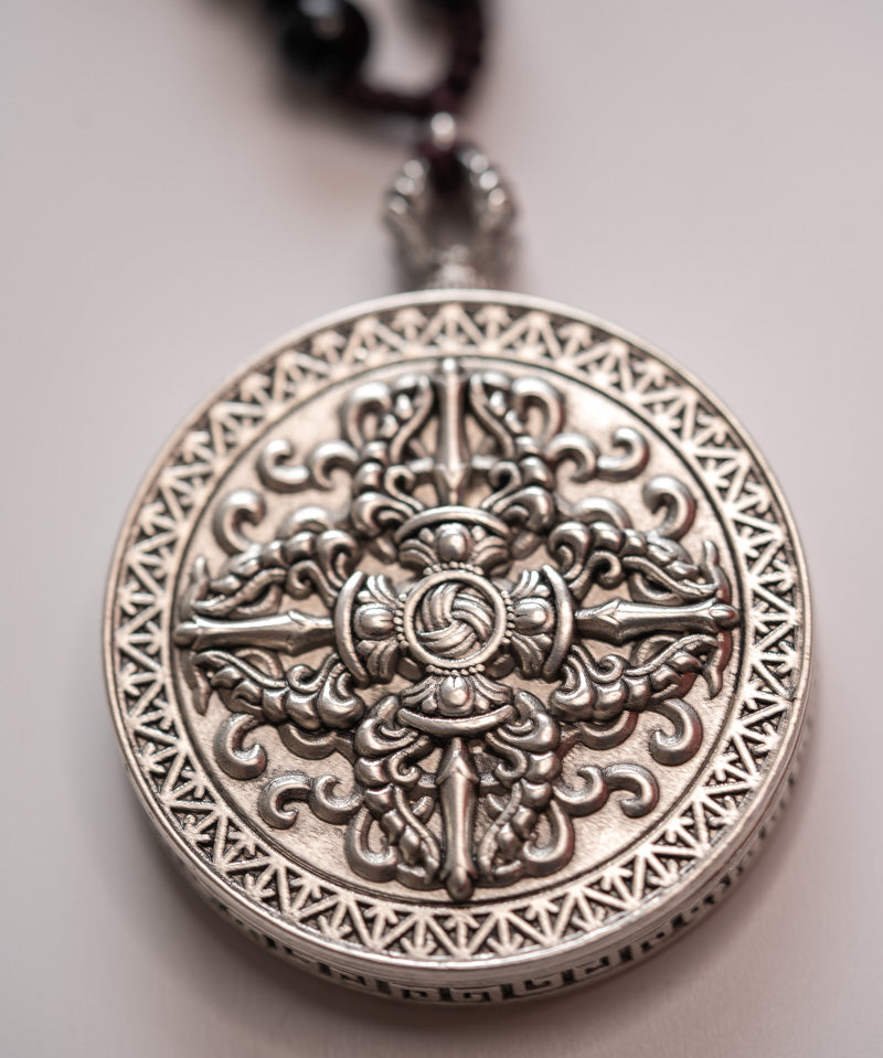 Ghau Thangka Locket - Om Symbol