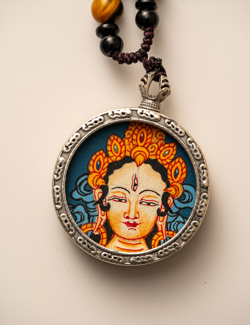 White Tara Ghau Thangka