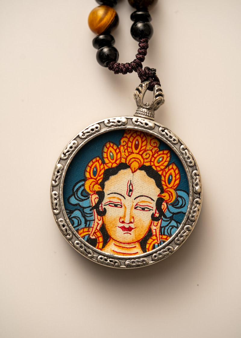 White Tara Ghau Thangka