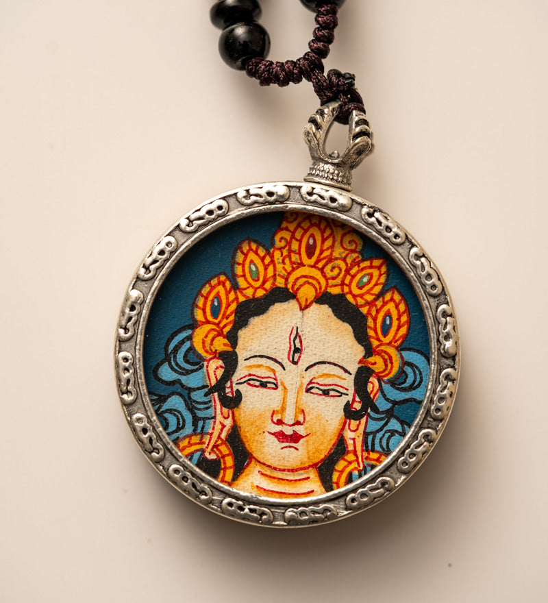 White Tara Ghau Thangka