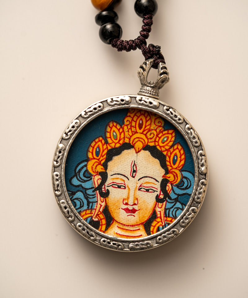 White Tara Ghau Thangka