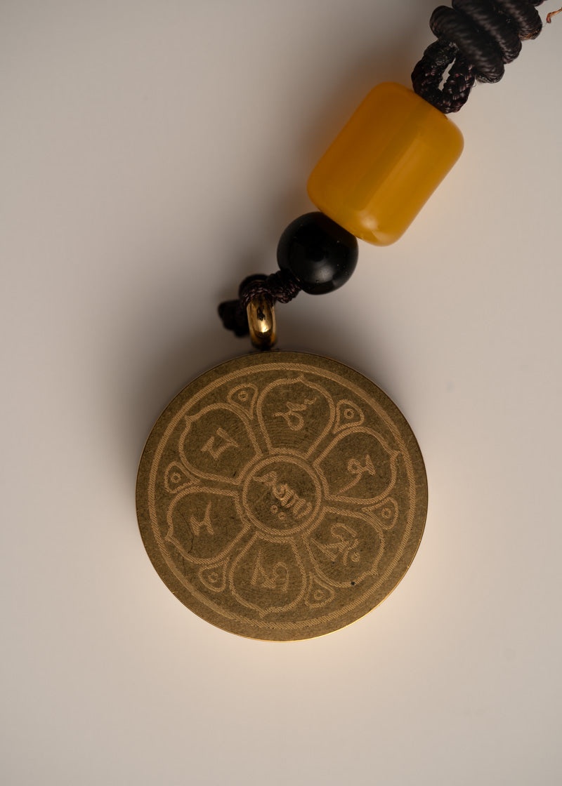 Green Tara Ghau Thangka with Locket