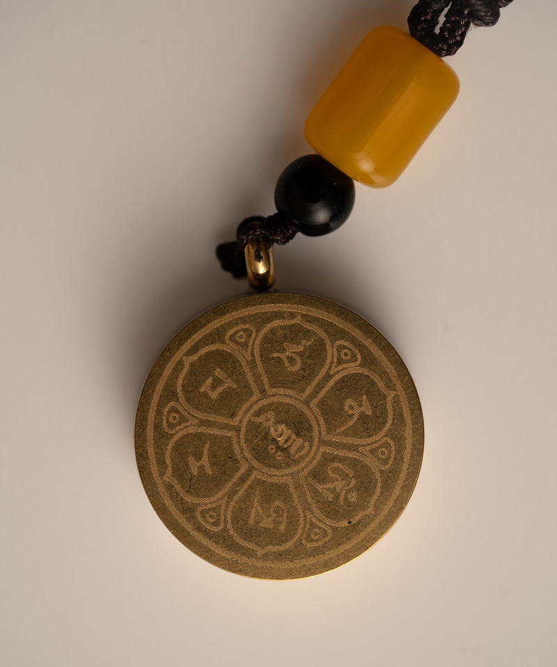 Green Tara Ghau Thangka with Locket