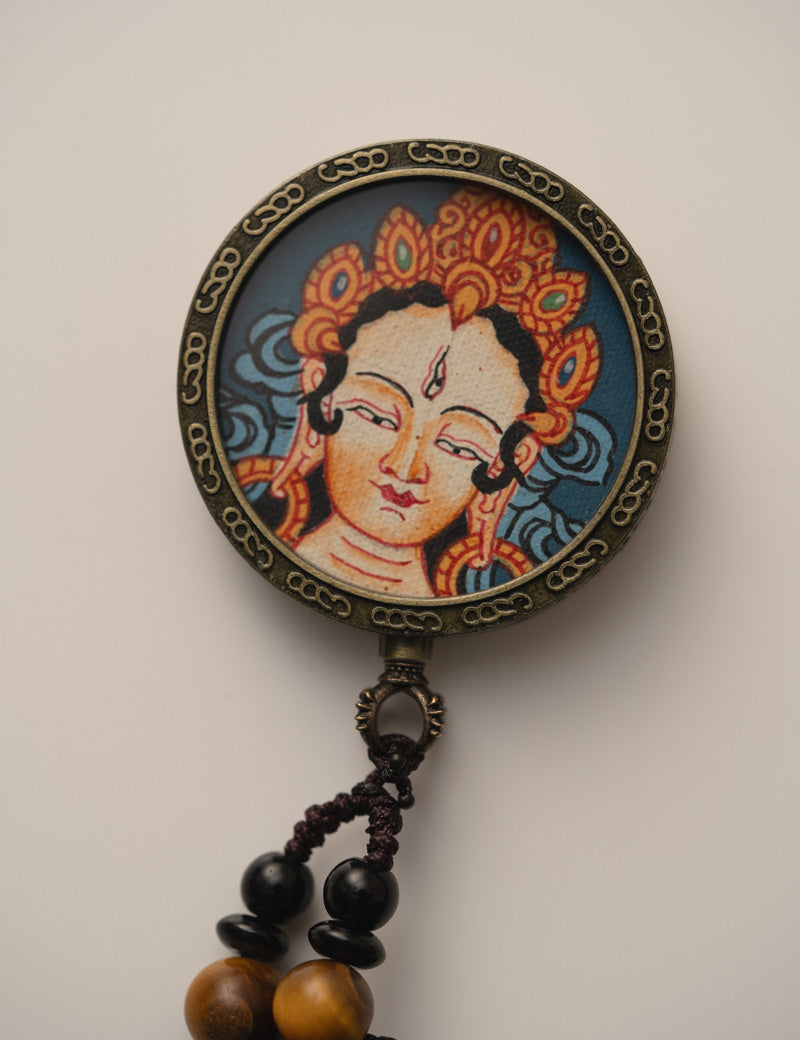 White Tara Ghau Thangka