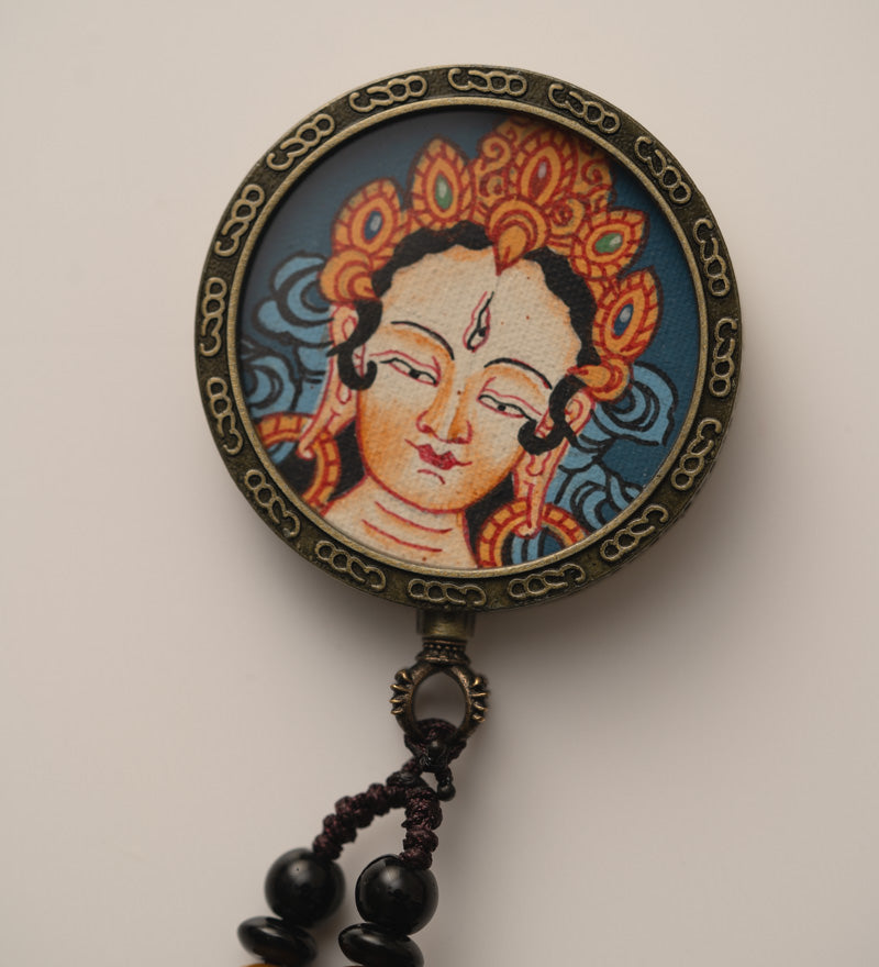 White Tara Ghau Thangka